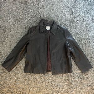 Paradox leather jacket size 1x